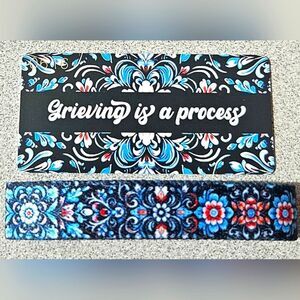 ZOX "GRIEVING IS A PROCESS" #616 INTERACTIVE MED  collectible wristband